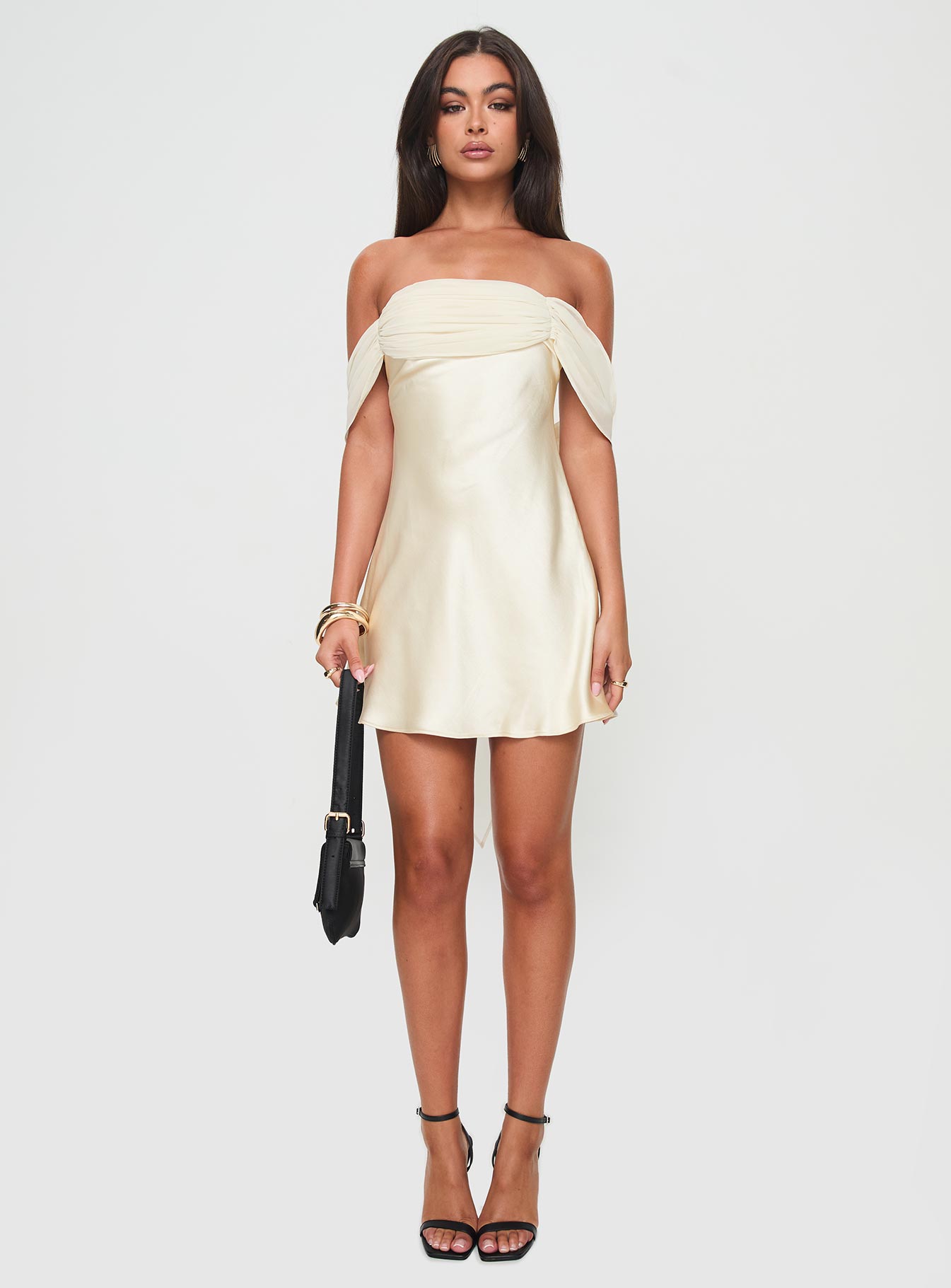Adoration Mini Dress Cream